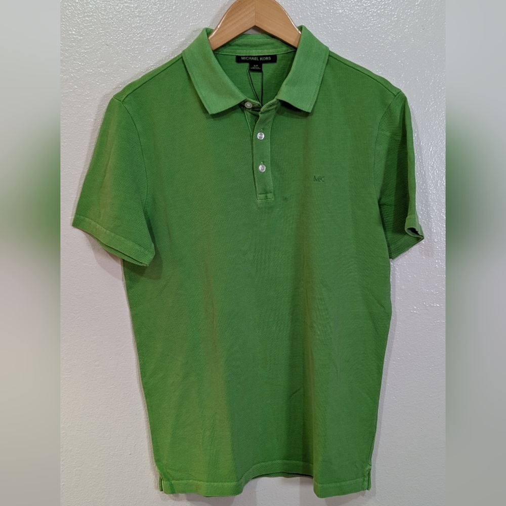 Michael Kors Vibrant Green Polo Shirt
